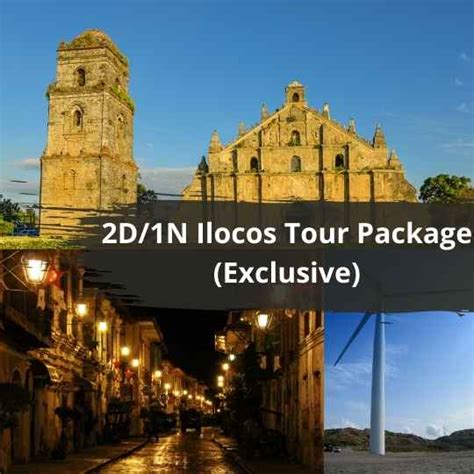 Ilocos Tour Package starts at Php1,599 .